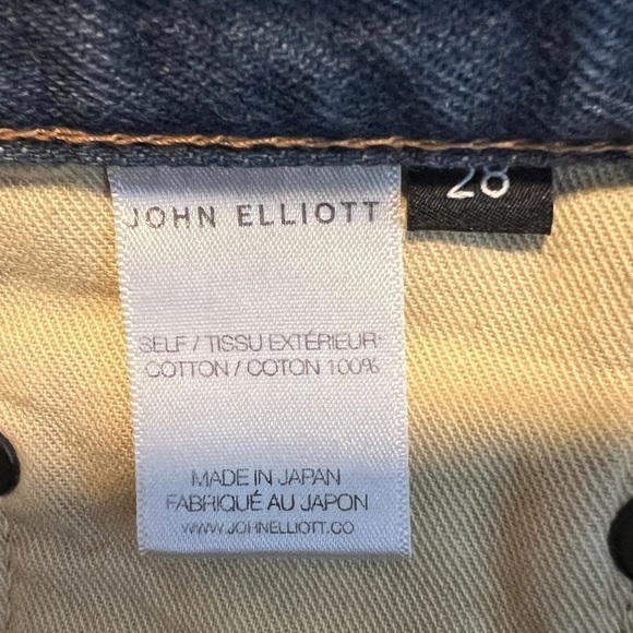 John Elliott Straight Leg Denim Jeans - Picture 4 of 4
